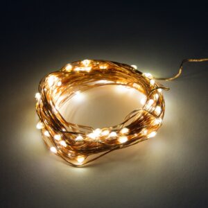Set of 6 Waterproof 20-30LED MICRO Silver Copper Wire String Fairy Lights Decor 