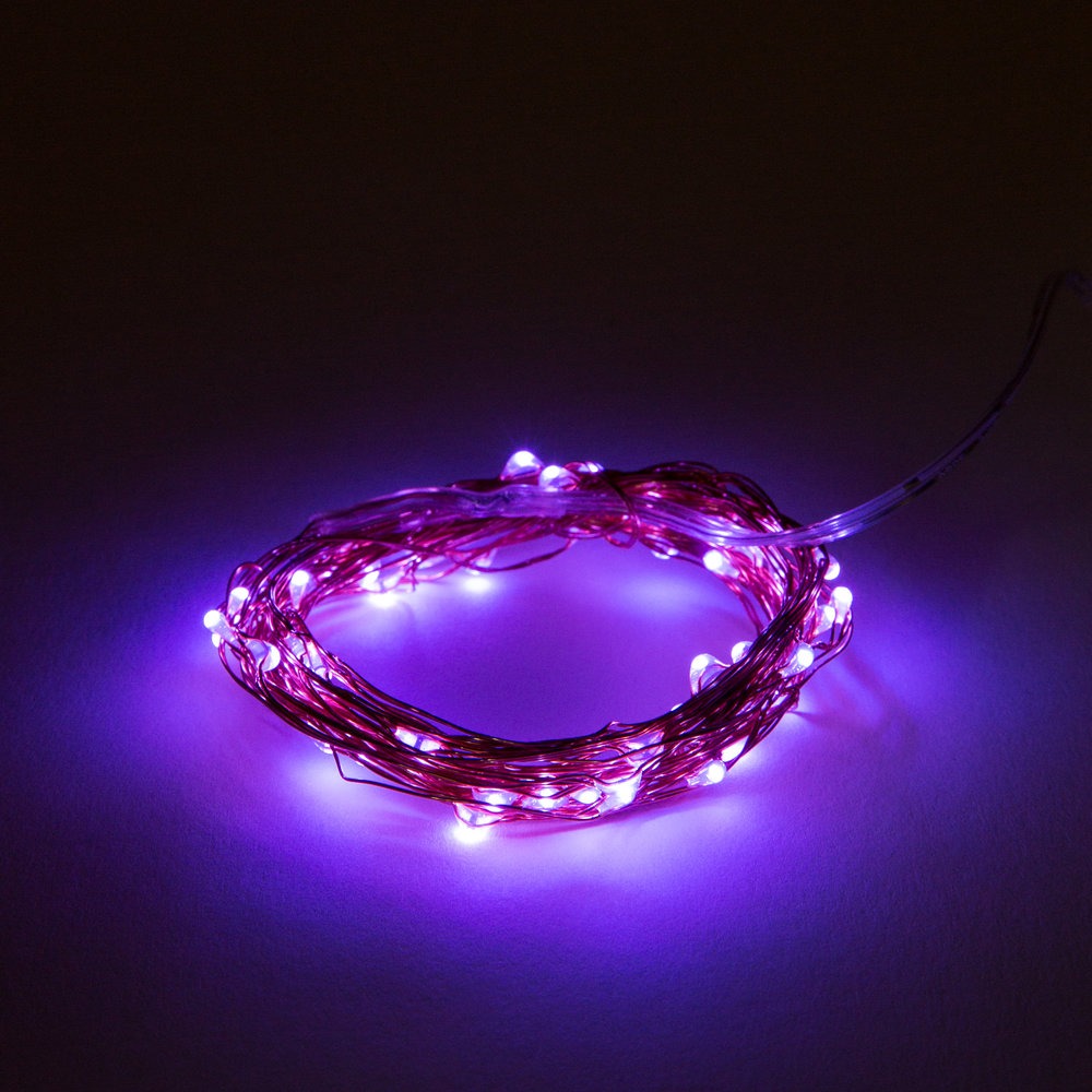 battery powered led string lights with timer