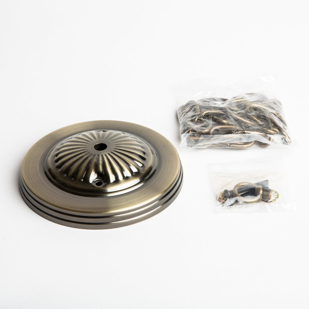 5" Tin Ceiling Plate and 3' Chain Hometown Evolution Inc.