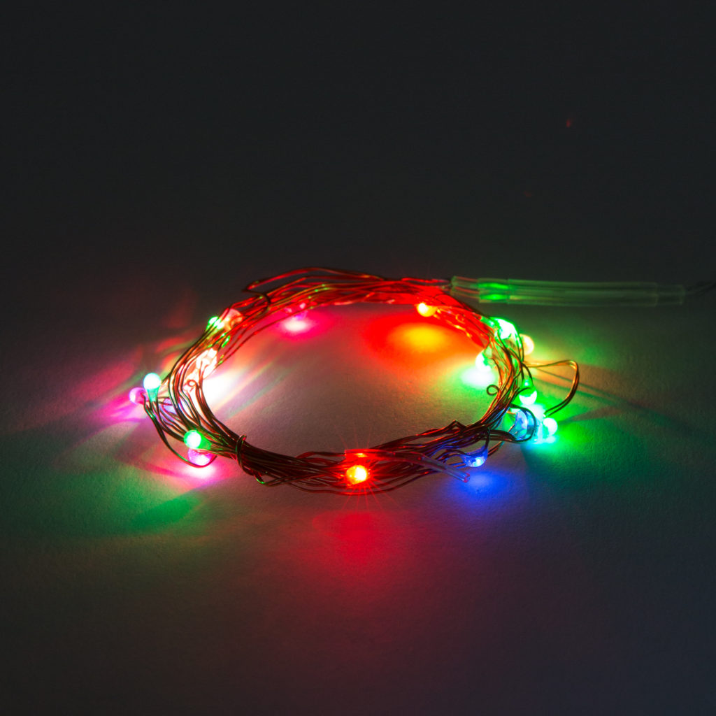 16.5 Foot Battery Powered Twinkle LED Fairy Lights 50 Color Changing